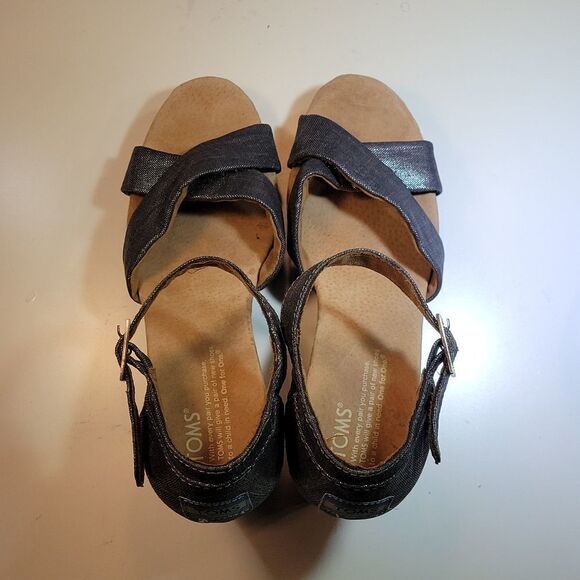 BRAND NEW WEDGE STYLE OPEN TOE ANKLE STRAP WOMEN"S SANDAL - Picture 7 of 16